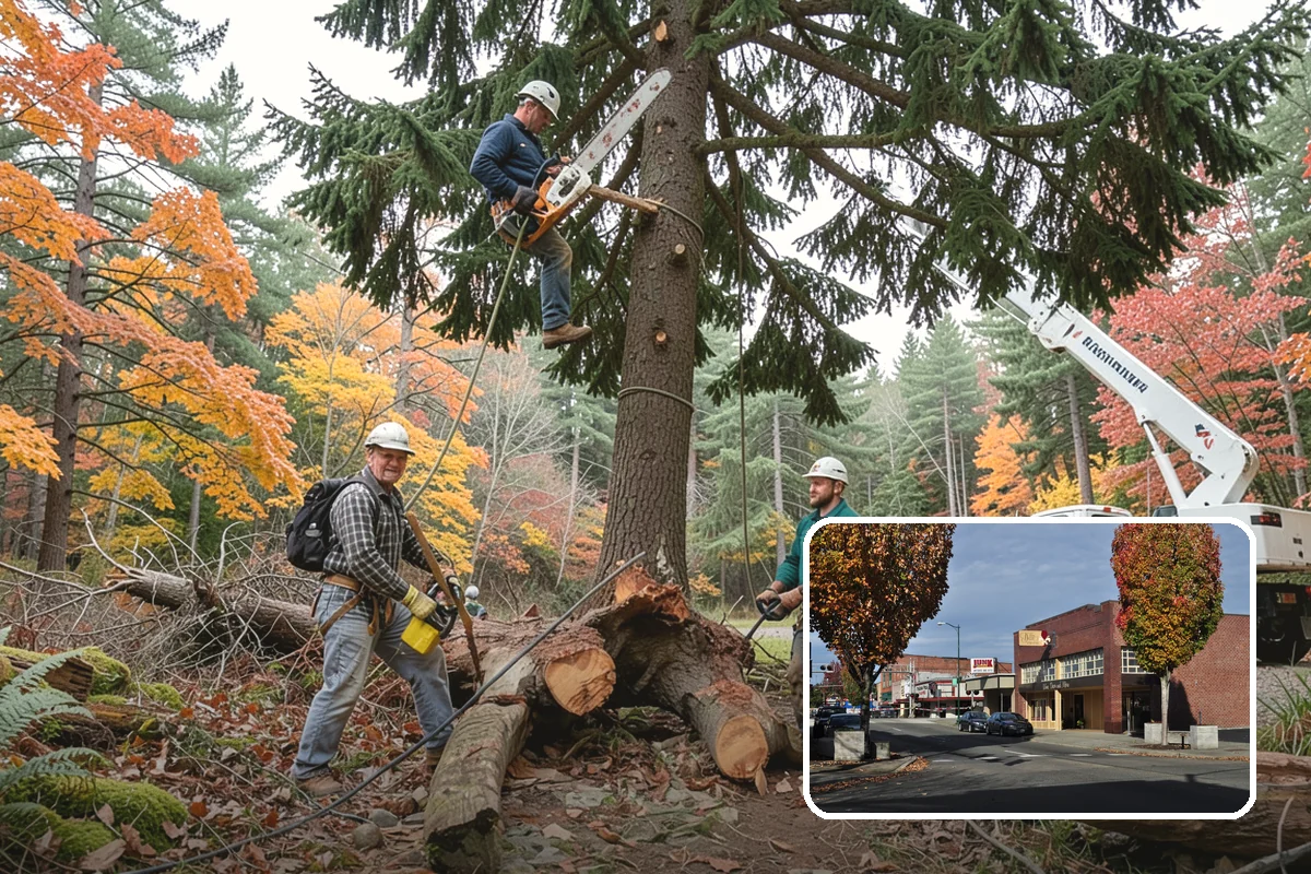 Brush Chipping in Puyallup, Pierce County, WA - Turns removed wood and debris into usable products