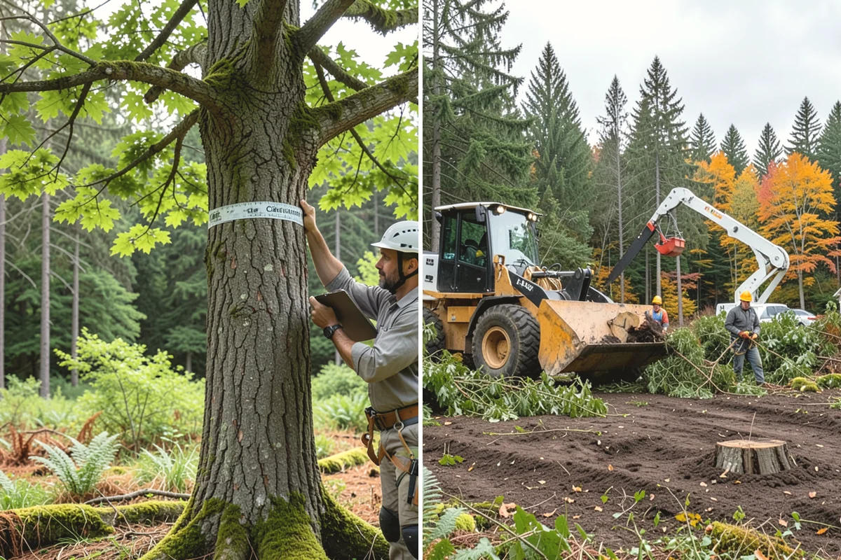 Brush Chipping in Ruston, Pierce County, WA - Sort material by type and size