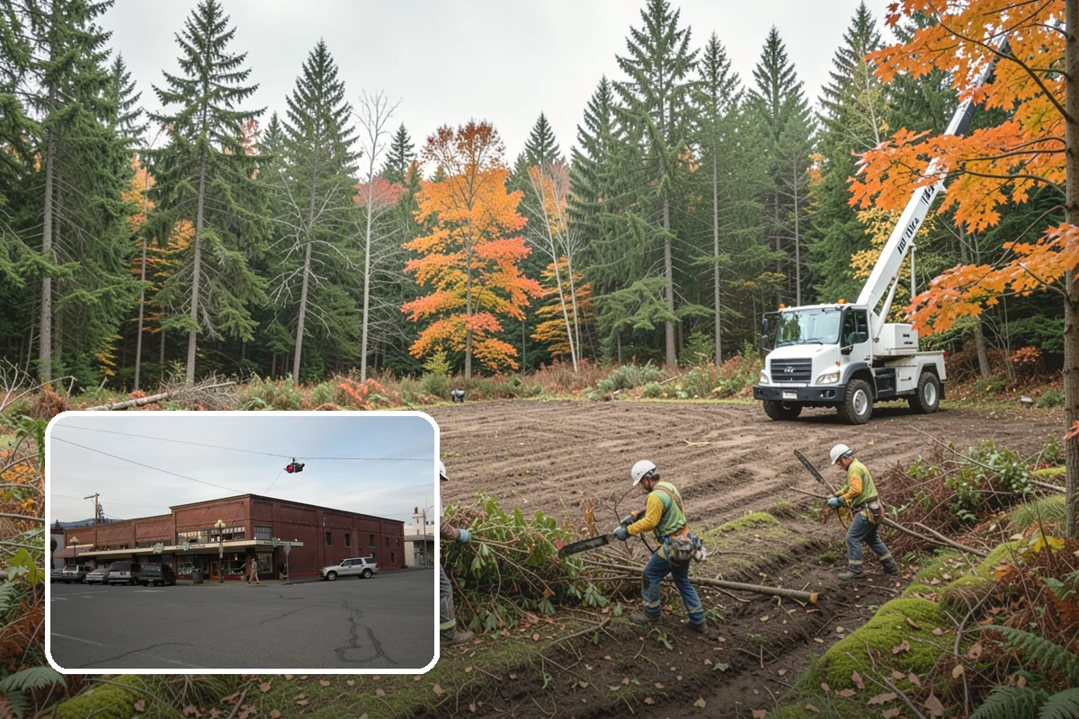 Brush Chipping in Sedro-Woolley, Skagit County, WA - Turns removed wood and debris into usable products