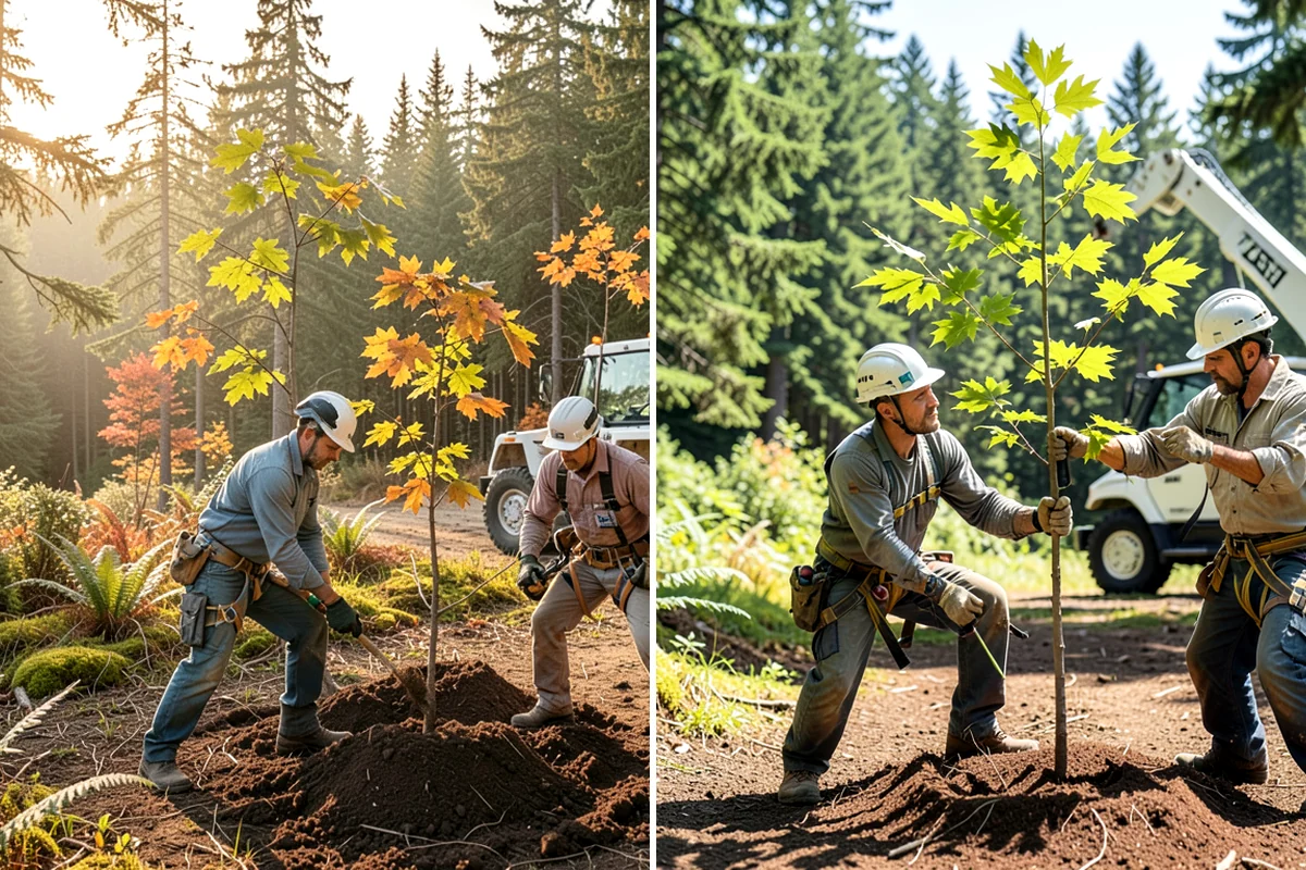 Brush Chipping in Snoqualmie, King County, WA - Sort material by type and size
