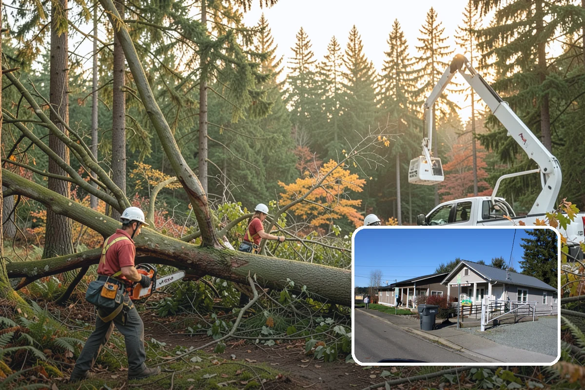 Brush Chipping in South Prairie, Pierce County, WA - Turns removed wood and debris into usable products