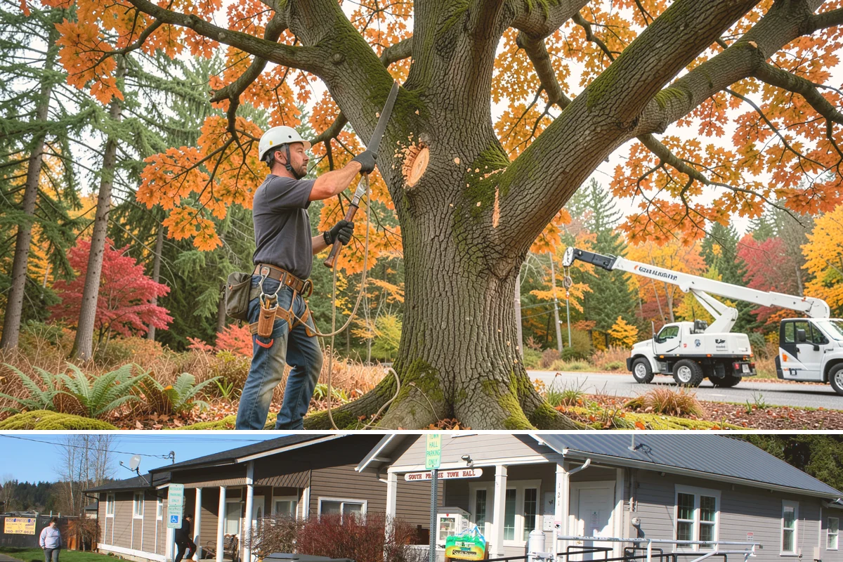 Brush Chipping in South Prairie, Pierce County, WA - This service is performed year-round but may be restricted during heavy rain or snow events that create unsafe ground conditions...