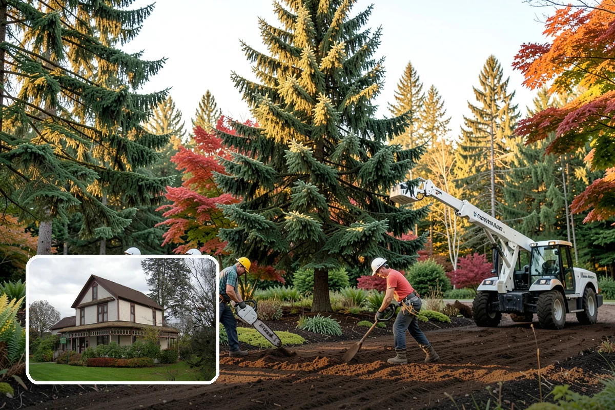 Brush Chipping in Sumner, Pierce County, WA - Turns removed wood and debris into usable products
