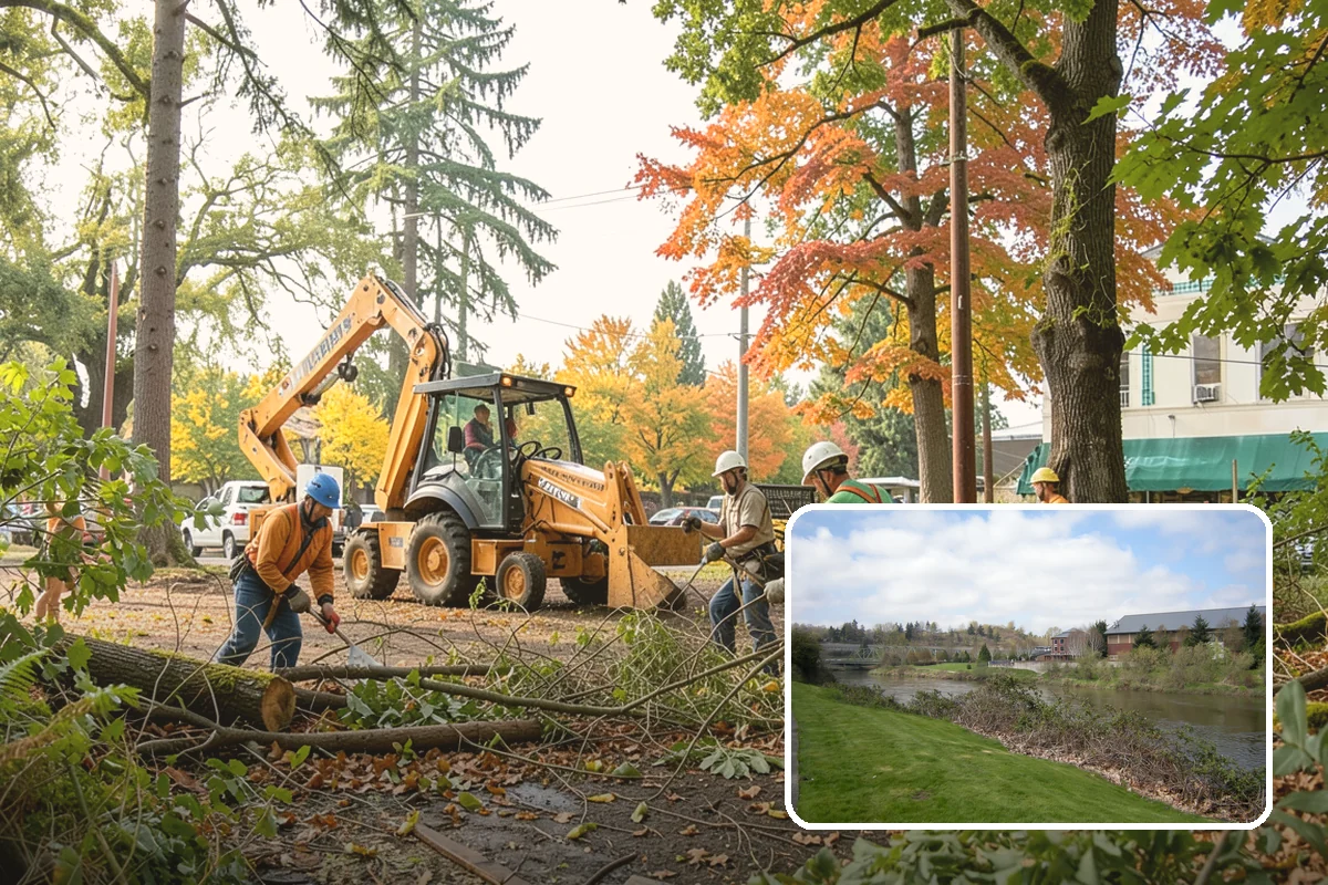 Brush Chipping in Tukwila, King County, WA - Turns removed wood and debris into usable products