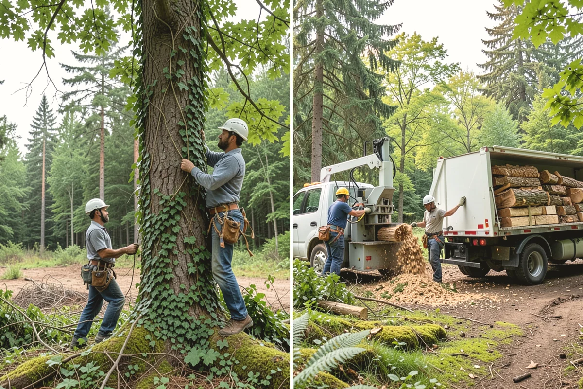 Brush Chipping in Tukwila, King County, WA - Sort material by type and size