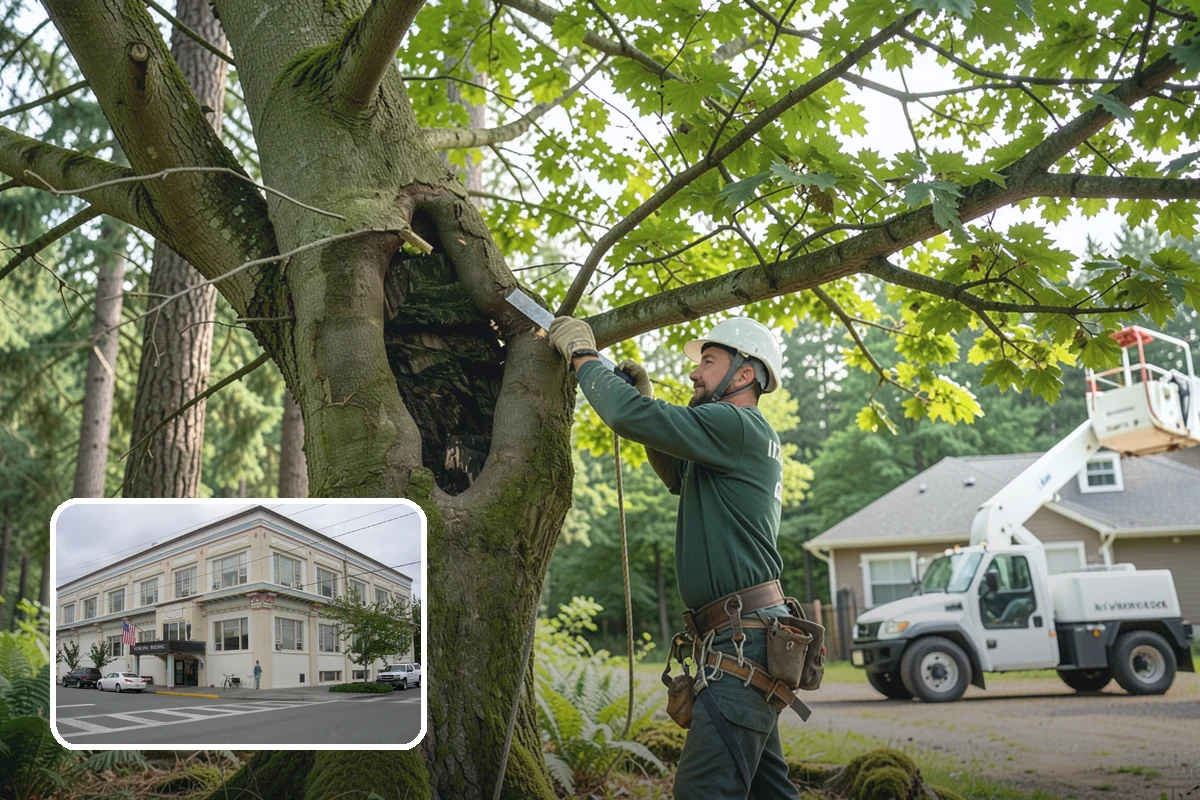 Brush clearing in Anacortes, Skagit County, WA - Improves access and usability of a site