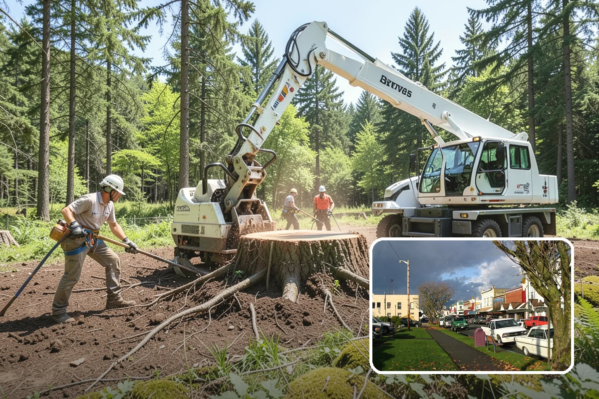 Brush clearing in Arlington, Snohomish County, WA - Improves access and usability of a site