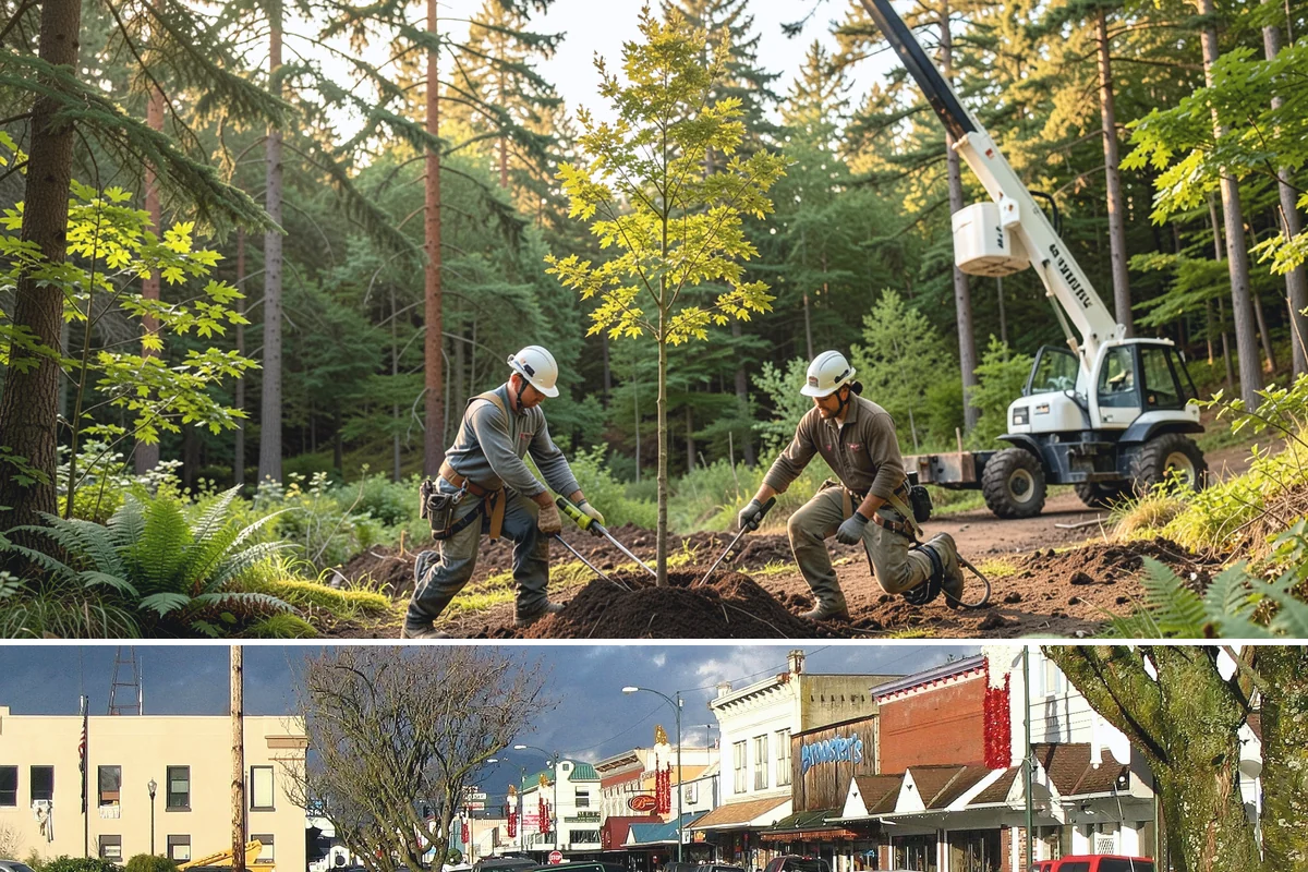 Brush clearing in Arlington, Snohomish County, WA - This work can be performed year-round but must account for wet or muddy ground conditions common in the Puget Sound climate that...