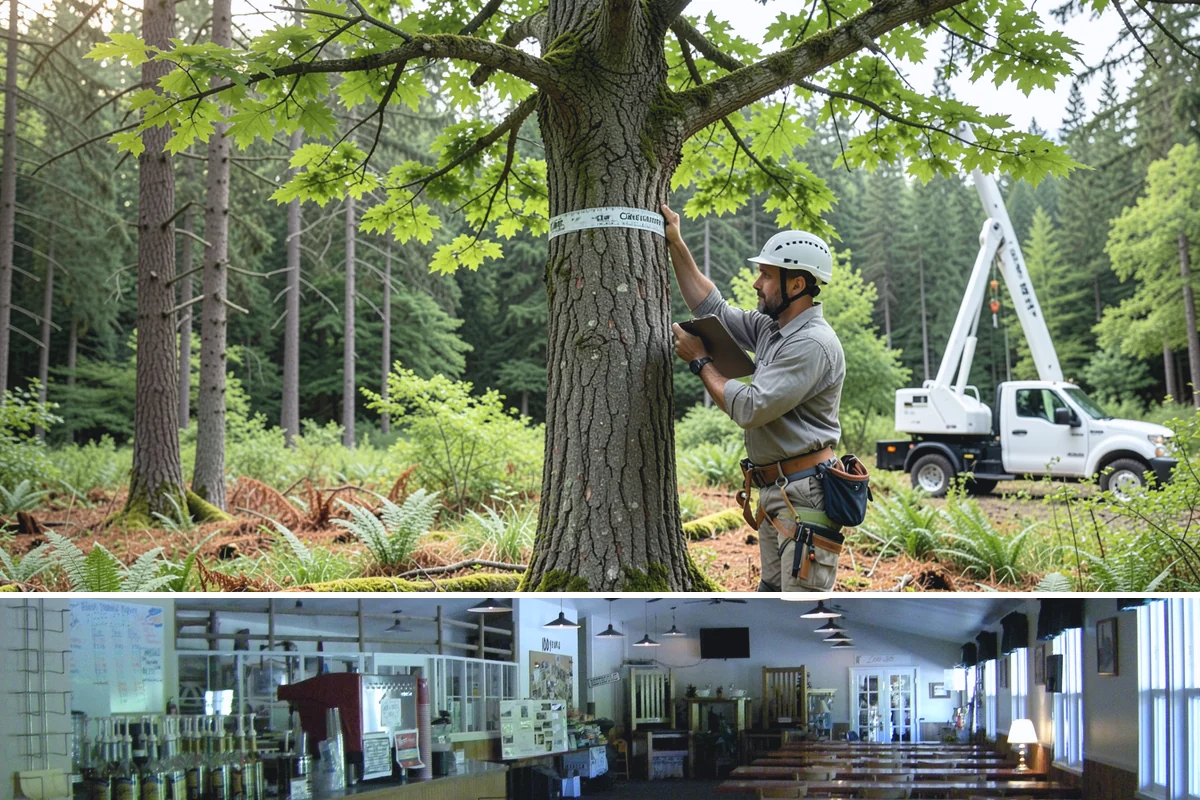 Brush clearing in Black Diamond, King County, WA - This work can be performed year-round but must account for wet or muddy ground conditions common in the Puget Sound climate that...