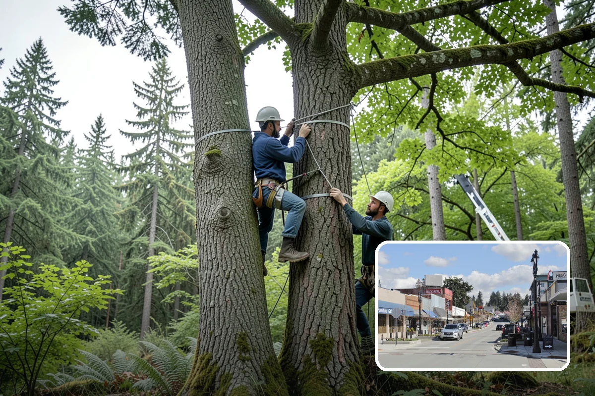 Brush clearing in Bothell, King County, WA - Improves access and usability of a site