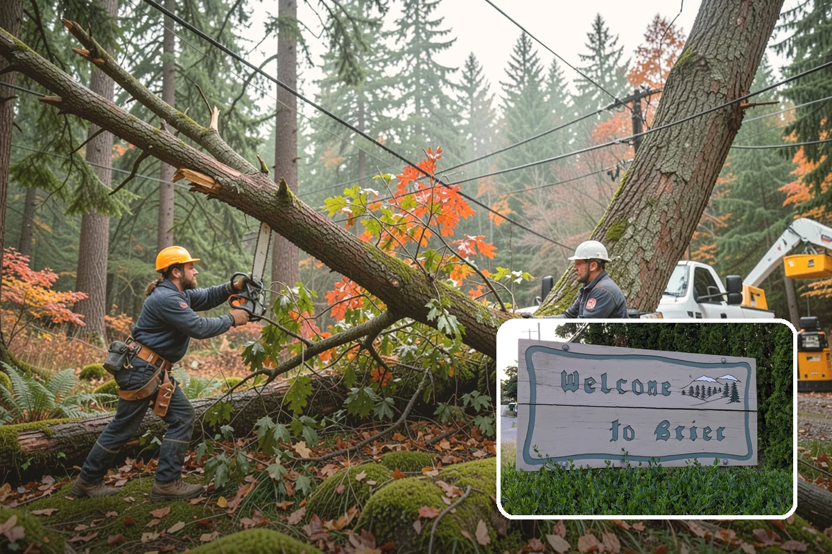 Brush clearing in Brier, Snohomish County, WA - Improves access and usability of a site