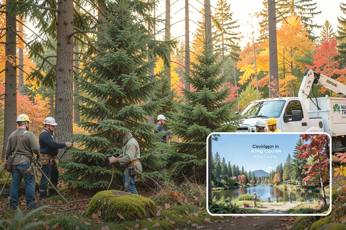 Brush clearing in Covington, King County, WA - Improves access and usability of a site