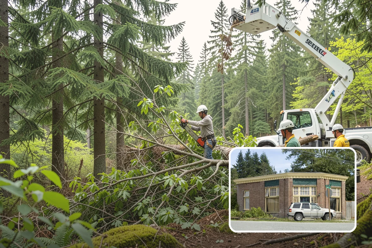 Brush clearing in Hamilton, Skagit County, WA - Improves access and usability of a site
