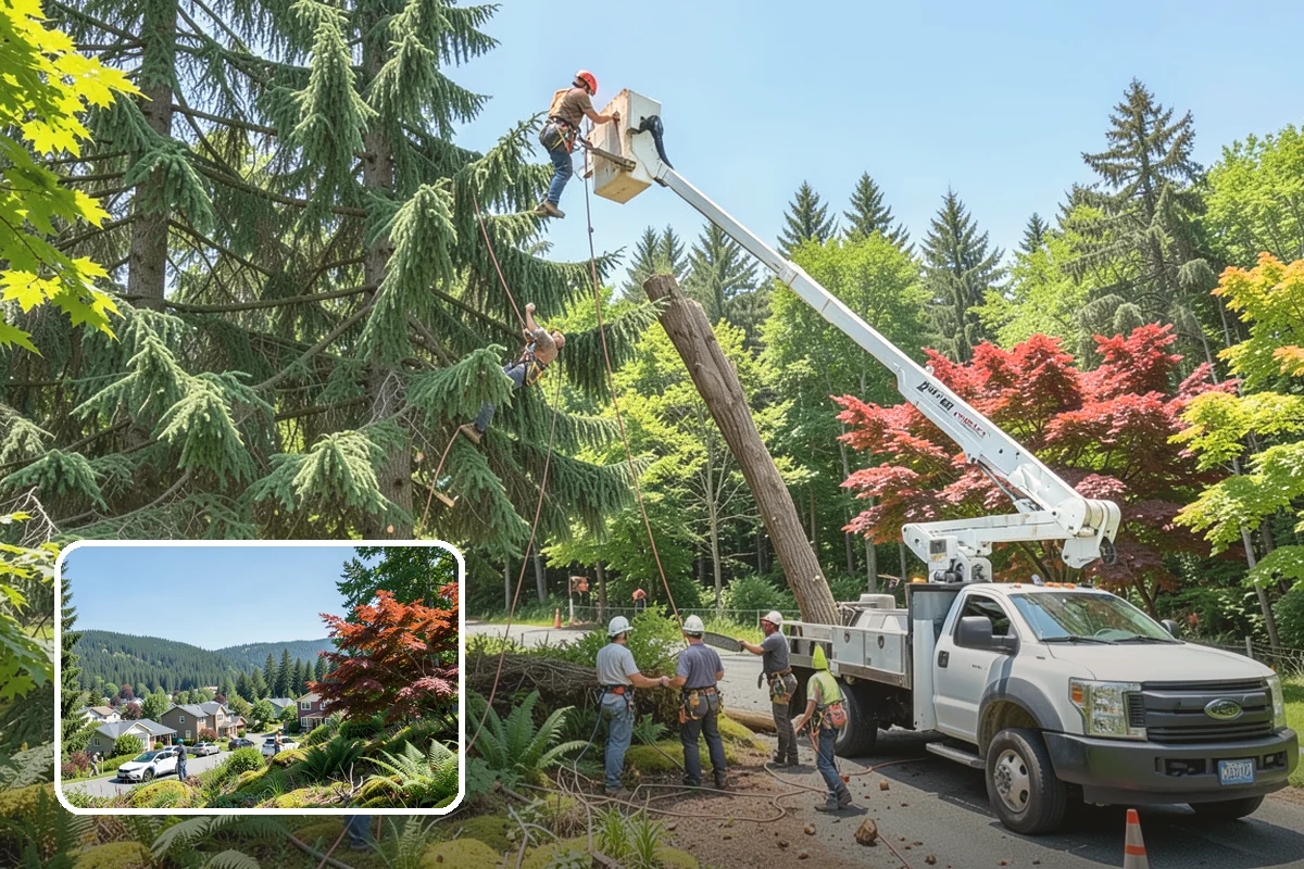 Brush clearing in Index, Snohomish County, WA - Improves access and usability of a site