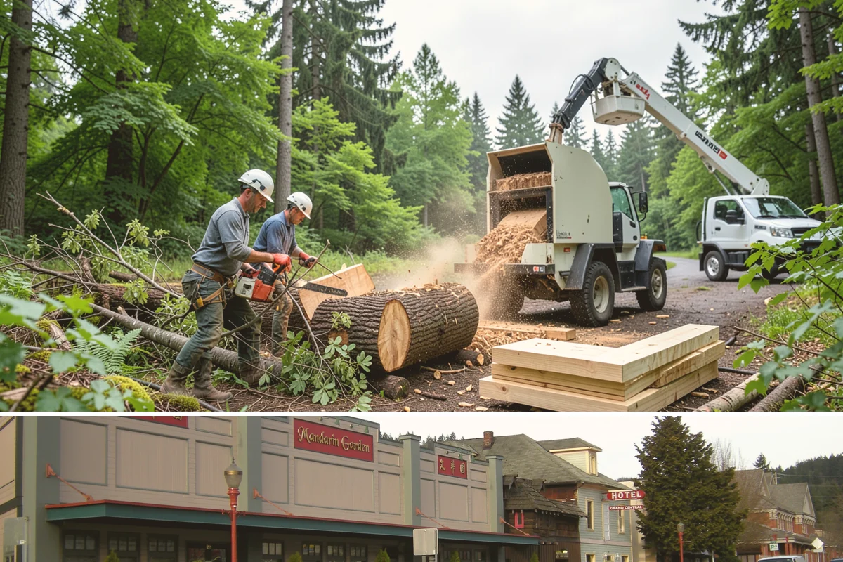 Brush clearing in Issaquah, King County, WA - This work can be performed year-round but must account for wet or muddy ground conditions common in the Puget Sound climate that...