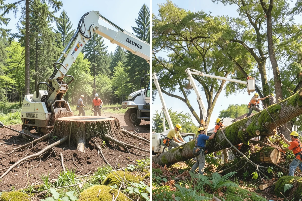 Brush clearing in Lake Stevens, Snohomish County, WA - Assess the site and mark features to protect