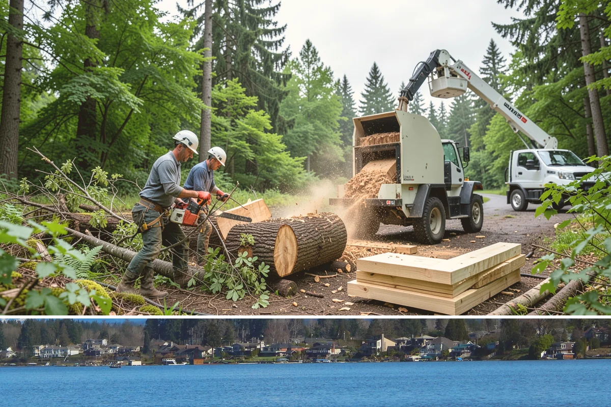 Brush clearing in Lake Stevens, Snohomish County, WA - This work can be performed year-round but must account for wet or muddy ground conditions common in the Puget Sound climate that...