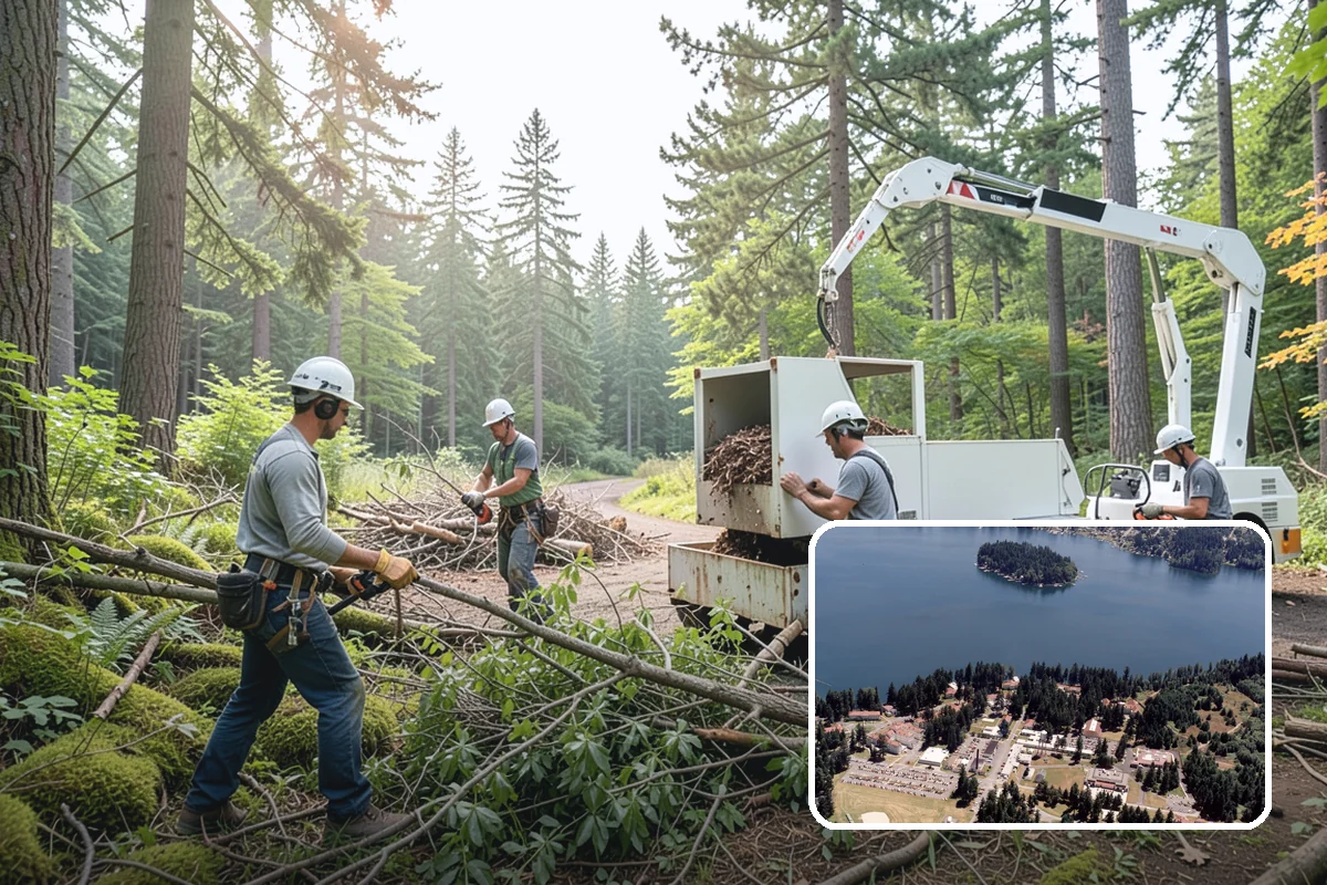 Brush clearing in Lakewood, Pierce County, WA - Improves access and usability of a site