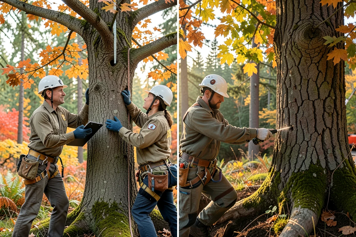 Brush clearing in Lakewood, Pierce County, WA - Assess the site and mark features to protect