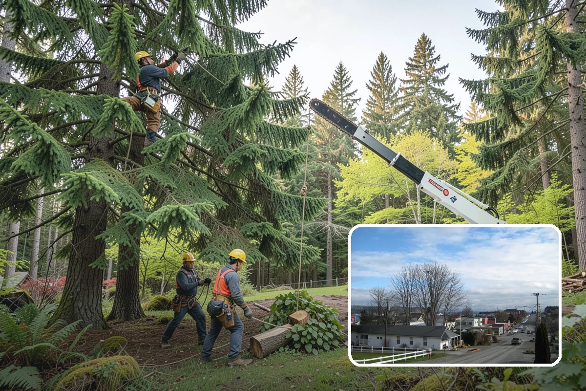Brush clearing in Langley, Island County, WA - Improves access and usability of a site