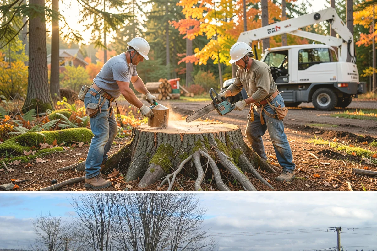 Brush clearing in Langley, Island County, WA - This work can be performed year-round but must account for wet or muddy ground conditions common in the Puget Sound climate that...