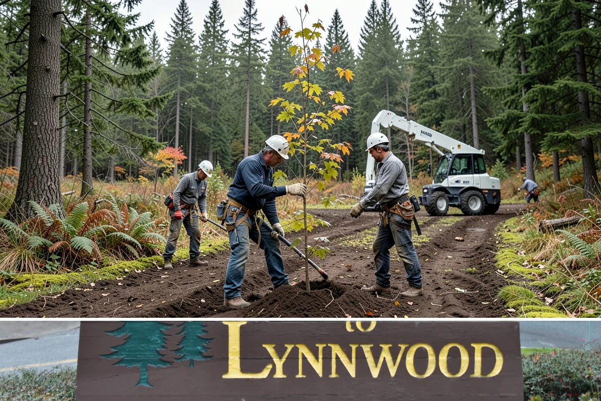 Brush clearing in Lynnwood, Snohomish County, WA - This work can be performed year-round but must account for wet or muddy ground conditions common in the Puget Sound climate that...