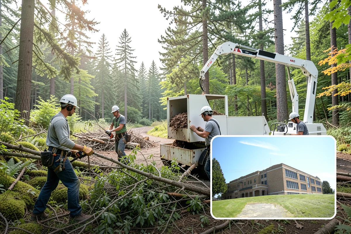 Brush clearing in Maple Valley, King County, WA - Improves access and usability of a site