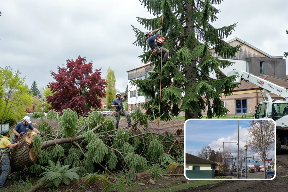 Brush clearing in Marysville, Snohomish County, WA - Improves access and usability of a site