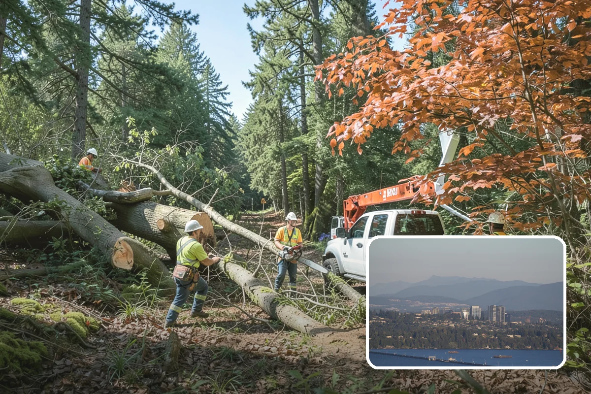 Brush clearing in Medina, King County, WA - Improves access and usability of a site