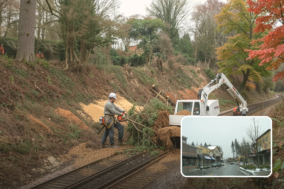 Brush clearing in Mill Creek, Snohomish County, WA - Improves access and usability of a site