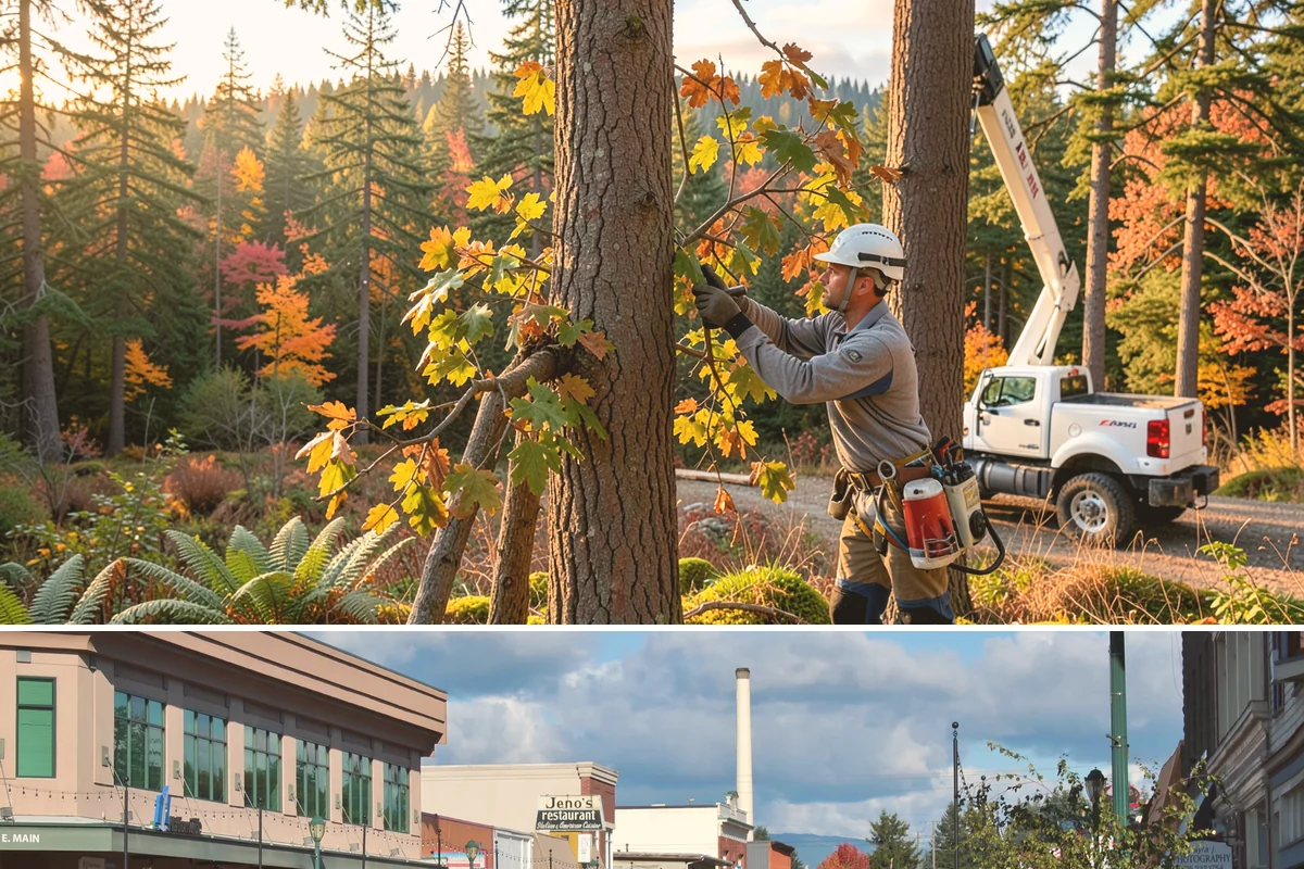 Brush clearing in Monroe, Snohomish County, WA - This work can be performed year-round but must account for wet or muddy ground conditions common in the Puget Sound climate that...
