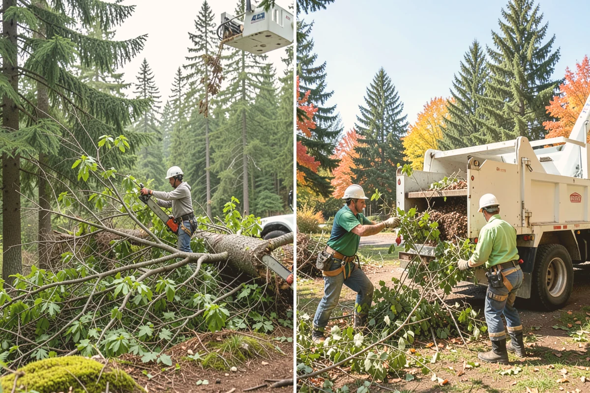 Brush clearing in Mount Vernon, Skagit County, WA - Assess the site and mark features to protect