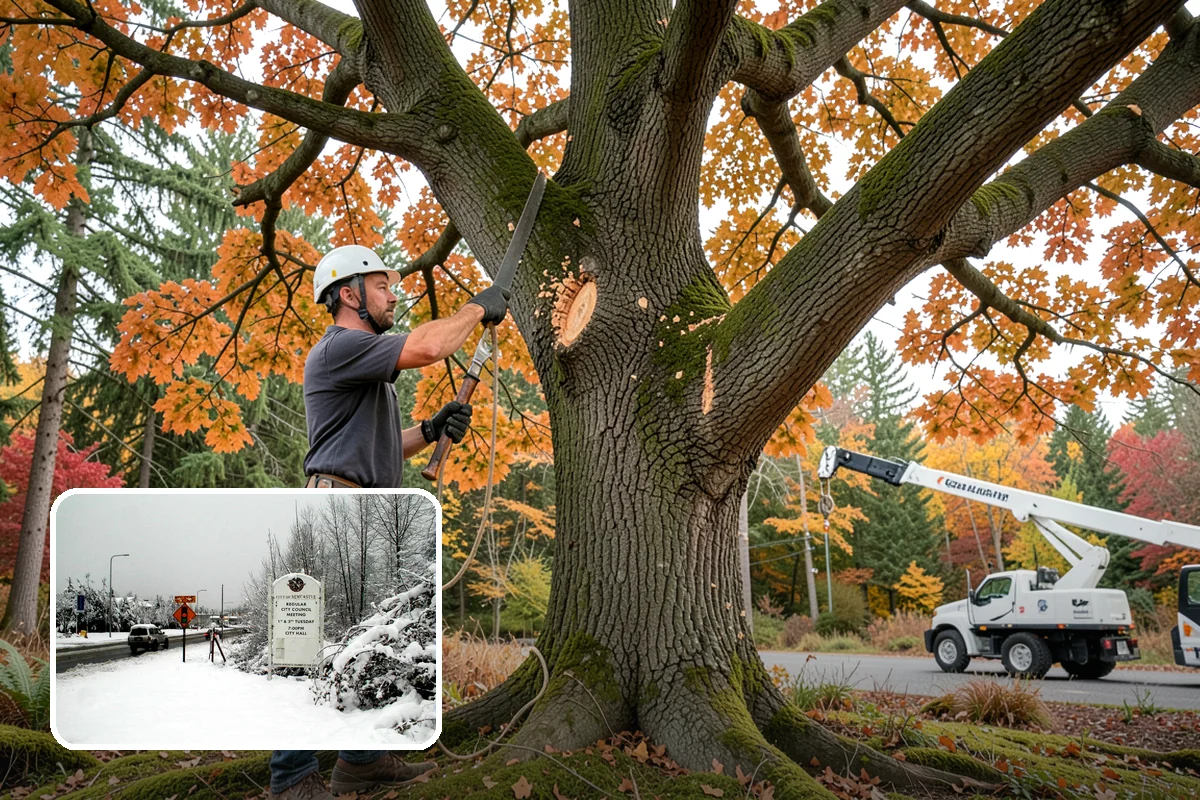 Brush clearing in Newcastle, King County, WA - Improves access and usability of a site