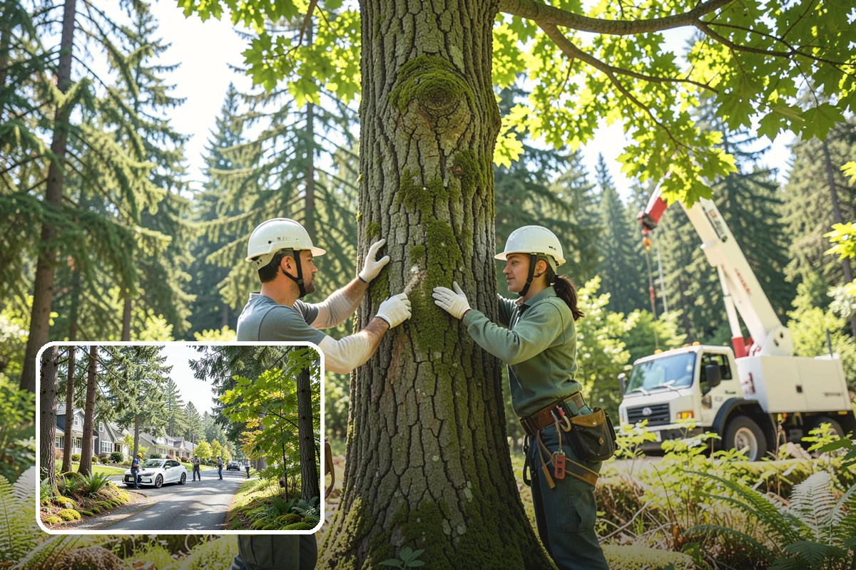 Brush clearing in Normandy Park, King County, WA - Improves access and usability of a site