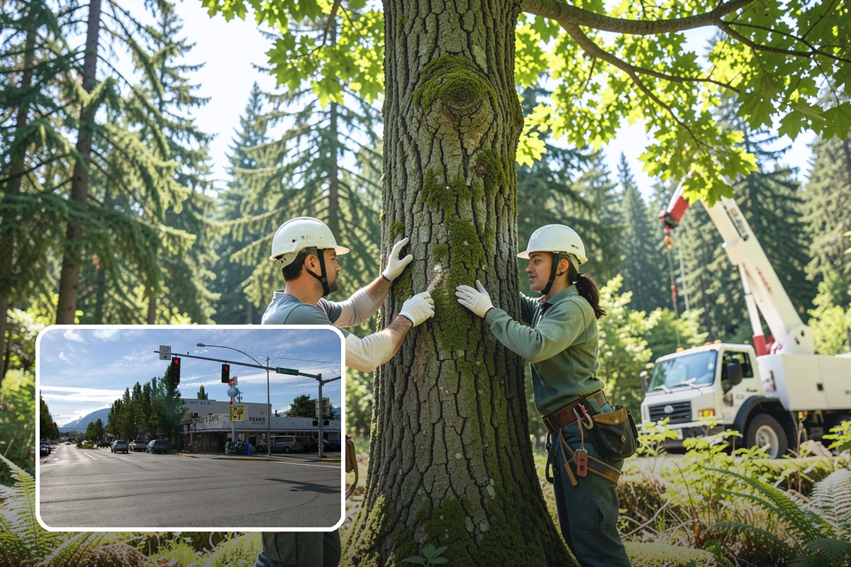 Brush clearing in North Bend, King County, WA - Improves access and usability of a site