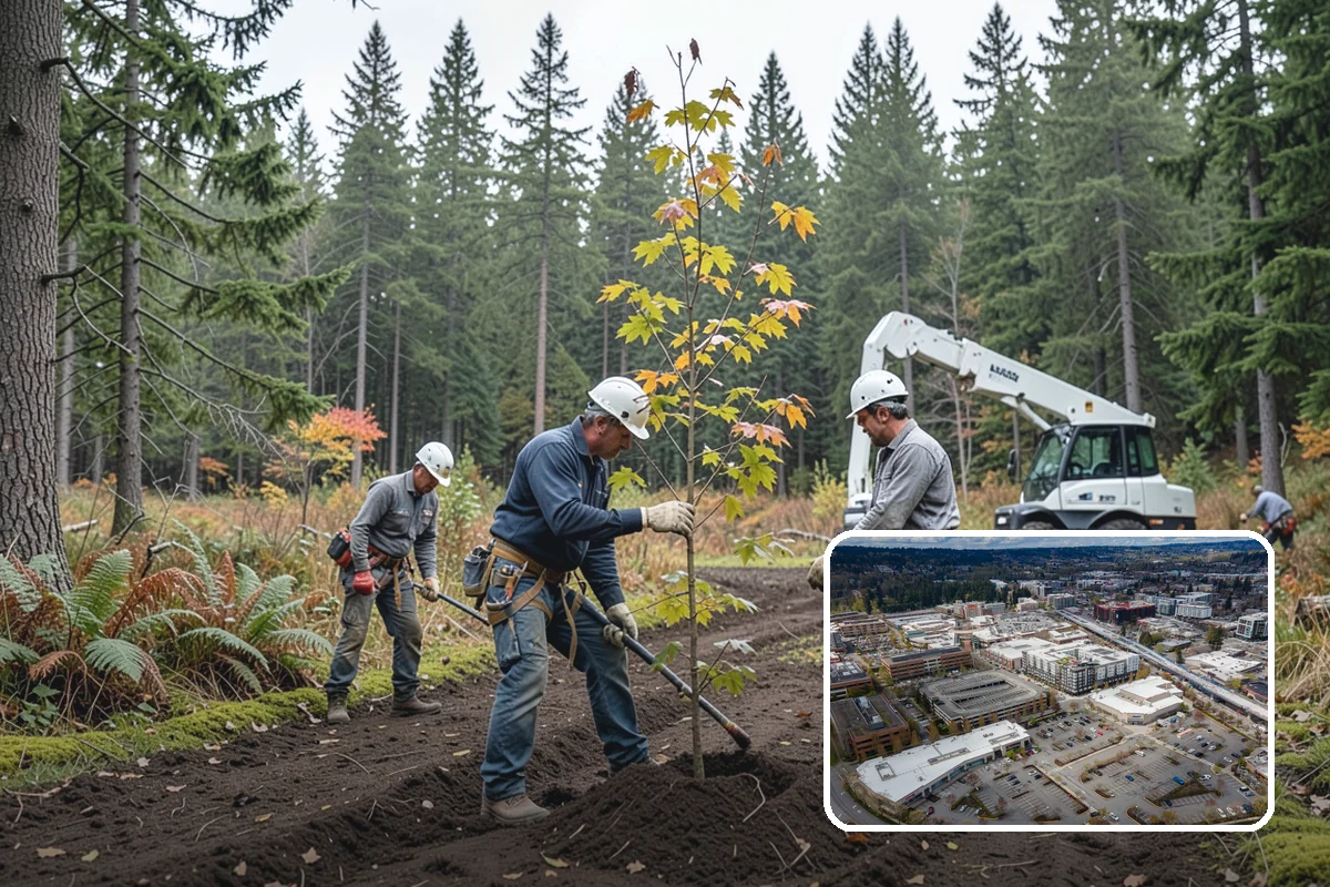 Brush clearing in Redmond, King County, WA - Improves access and usability of a site