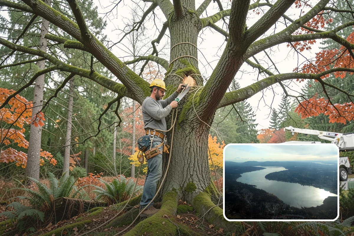Brush clearing in Sammamish, King County, WA - Improves access and usability of a site