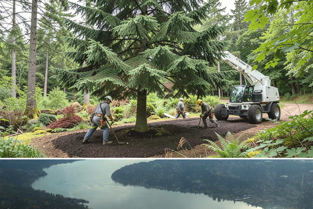 Brush clearing in Sammamish, King County, WA - This work can be performed year-round but must account for wet or muddy ground conditions common in the Puget Sound climate that...