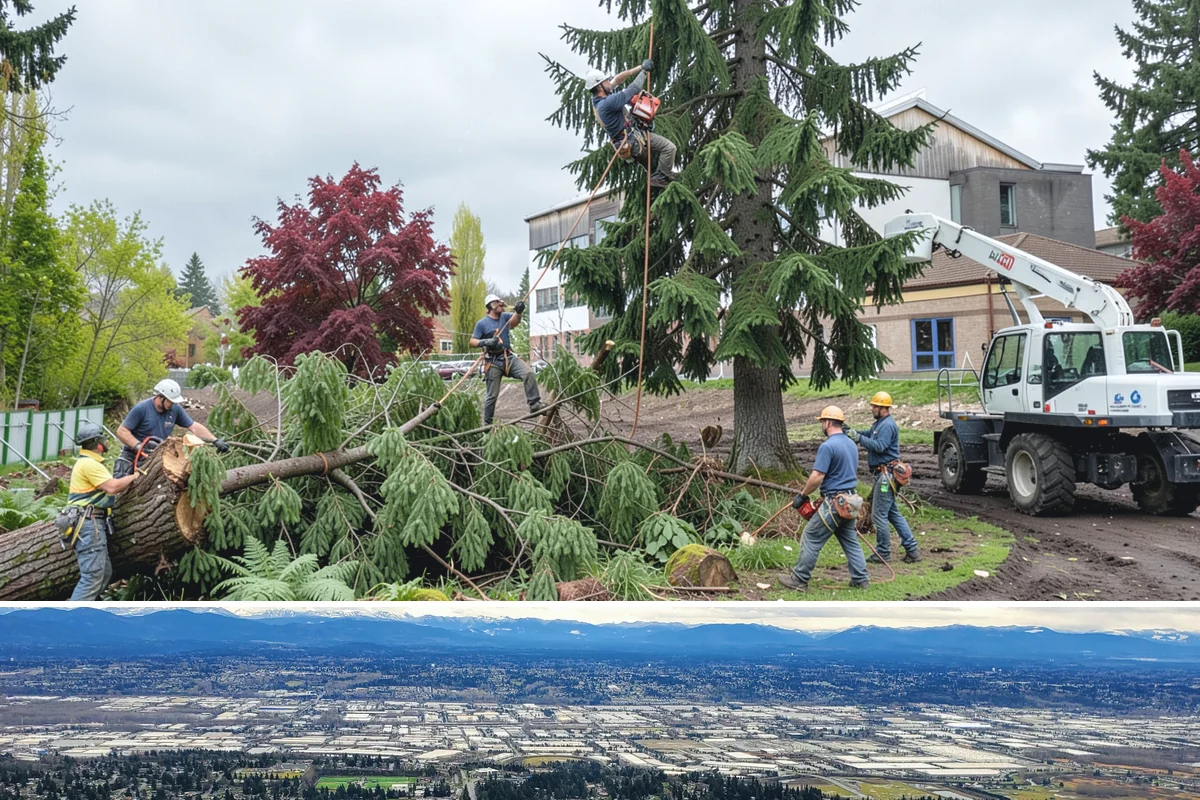 Brush clearing in SeaTac, King County, WA - This work can be performed year-round but must account for wet or muddy ground conditions common in the Puget Sound climate that...