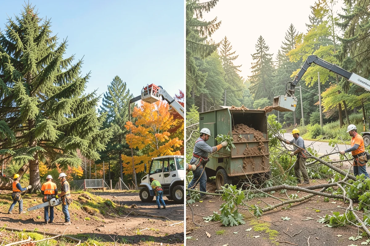 Brush clearing in Snohomish, Snohomish County, WA - Assess the site and mark features to protect