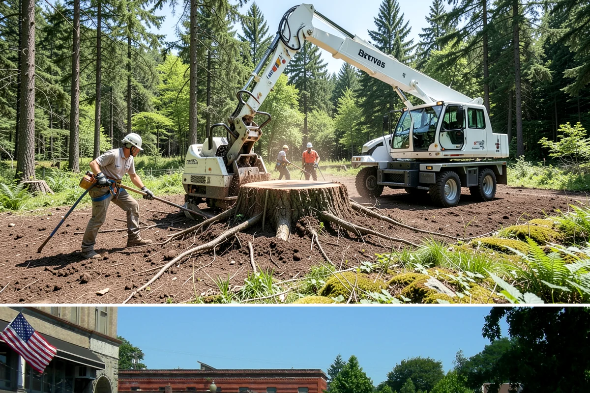 Brush clearing in Snohomish, Snohomish County, WA - This work can be performed year-round but must account for wet or muddy ground conditions common in the Puget Sound climate that...