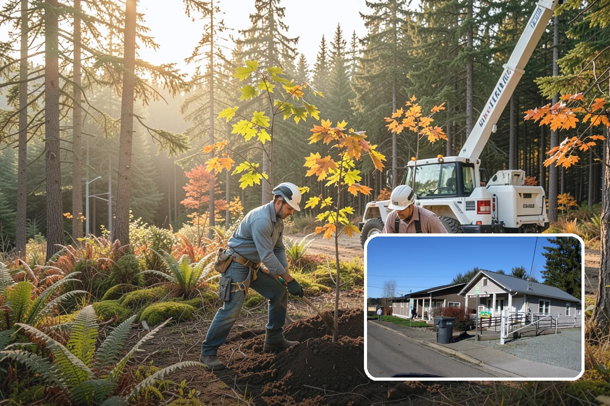 Brush clearing in South Prairie, Pierce County, WA - Improves access and usability of a site