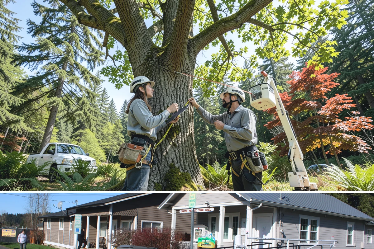 Brush clearing in South Prairie, Pierce County, WA - This work can be performed year-round but must account for wet or muddy ground conditions common in the Puget Sound climate that...