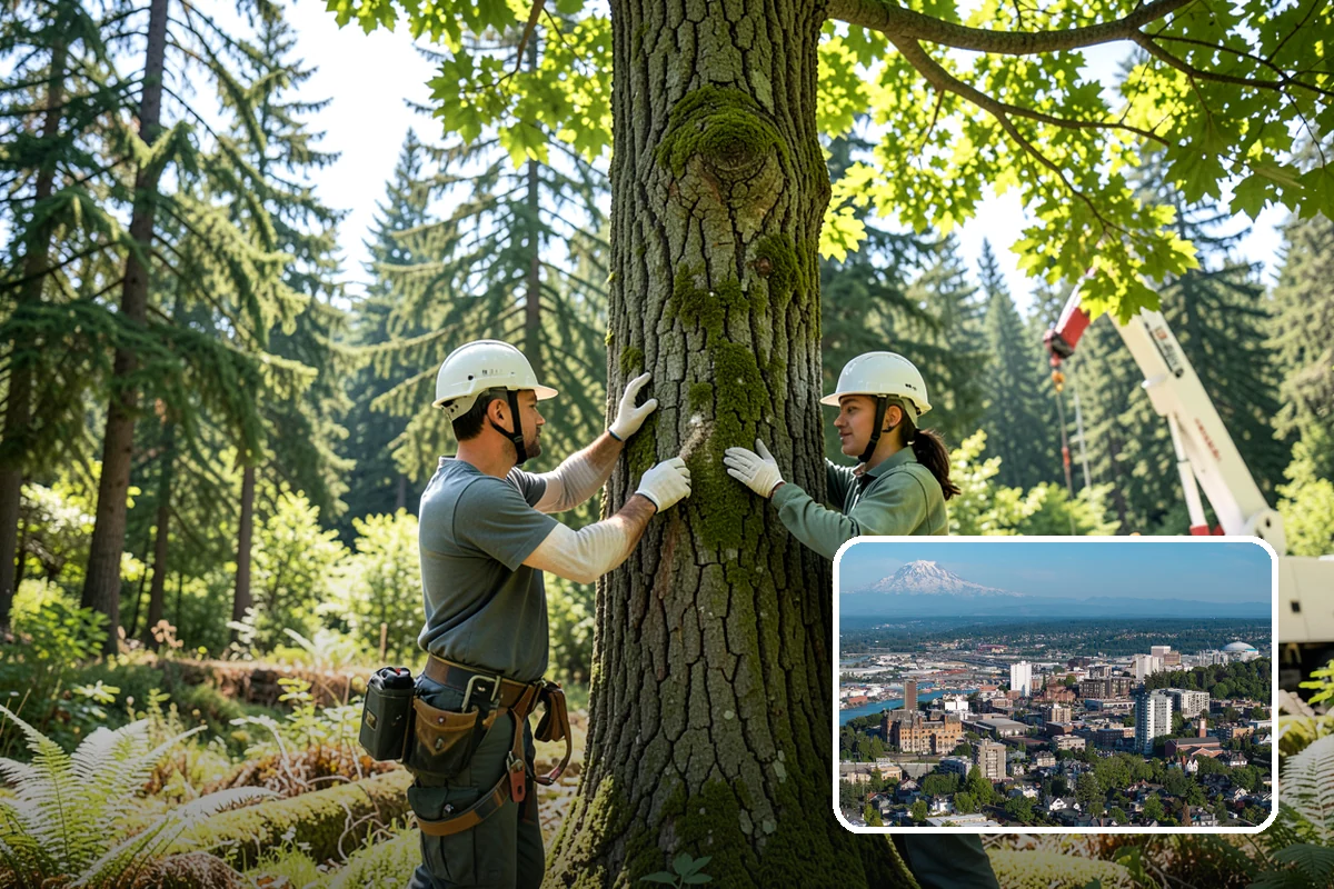 Brush clearing in Tacoma, Pierce County, WA - Improves access and usability of a site