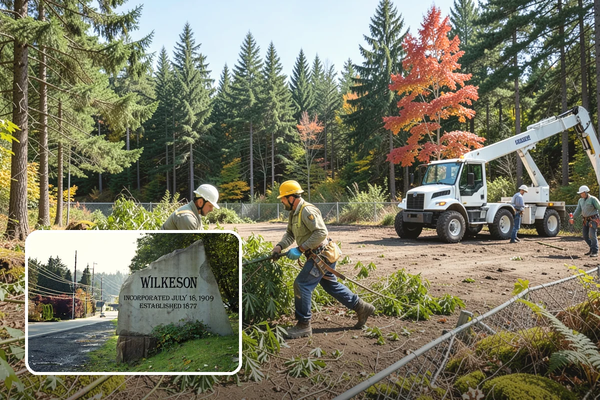 Brush clearing in Wilkeson, Pierce County, WA - Improves access and usability of a site