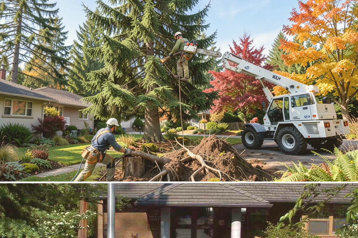 Brush clearing in Yarrow Point, King County, WA - This work can be performed year-round but must account for wet or muddy ground conditions common in the Puget Sound climate that...