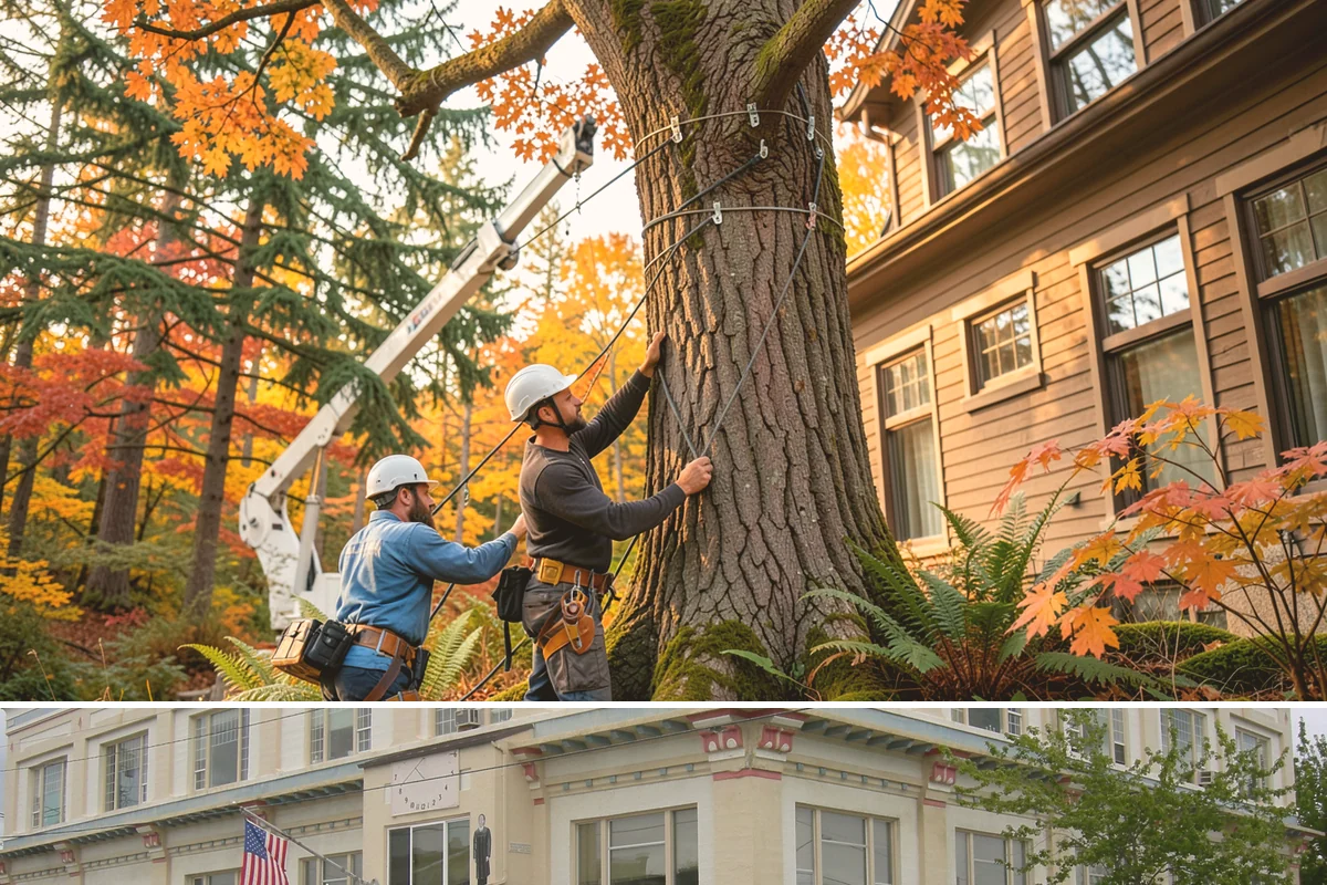 Building clearance pruning in Anacortes, Skagit County, WA - Building clearance pruning can be performed year-round in the Puget Sound climate but should avoid late winter dormancy breaks or...