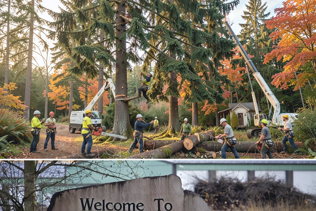 Building clearance pruning in Buckley, Pierce County, WA - Building clearance pruning can be performed year-round in the Puget Sound climate but should avoid late winter dormancy breaks or...