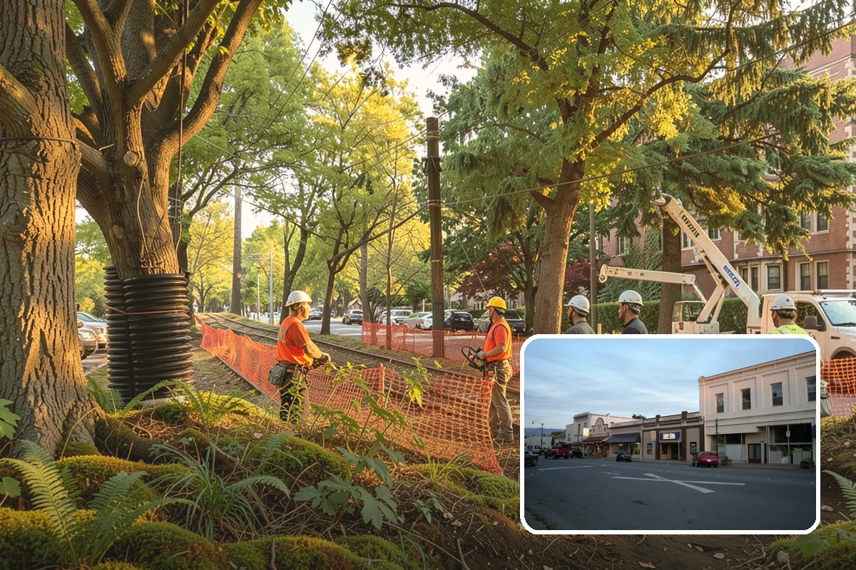 Building clearance pruning in Burlington, Skagit County, WA - Improves tree structure, health, and appearance
