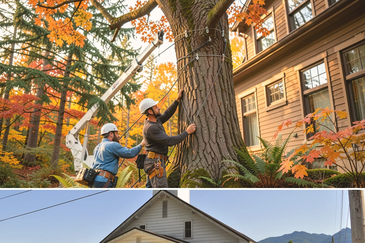 Building clearance pruning in Concrete, Skagit County, WA - Building clearance pruning can be performed year-round in the Puget Sound climate but should avoid late winter dormancy breaks or...